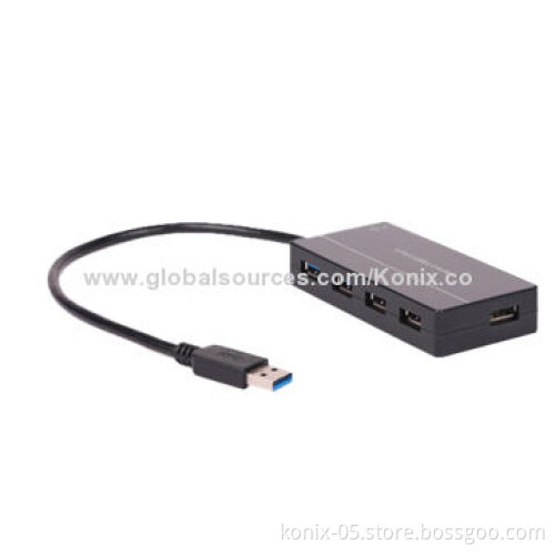 USB 3.0 hub with 4 ports, for PC/MacNew